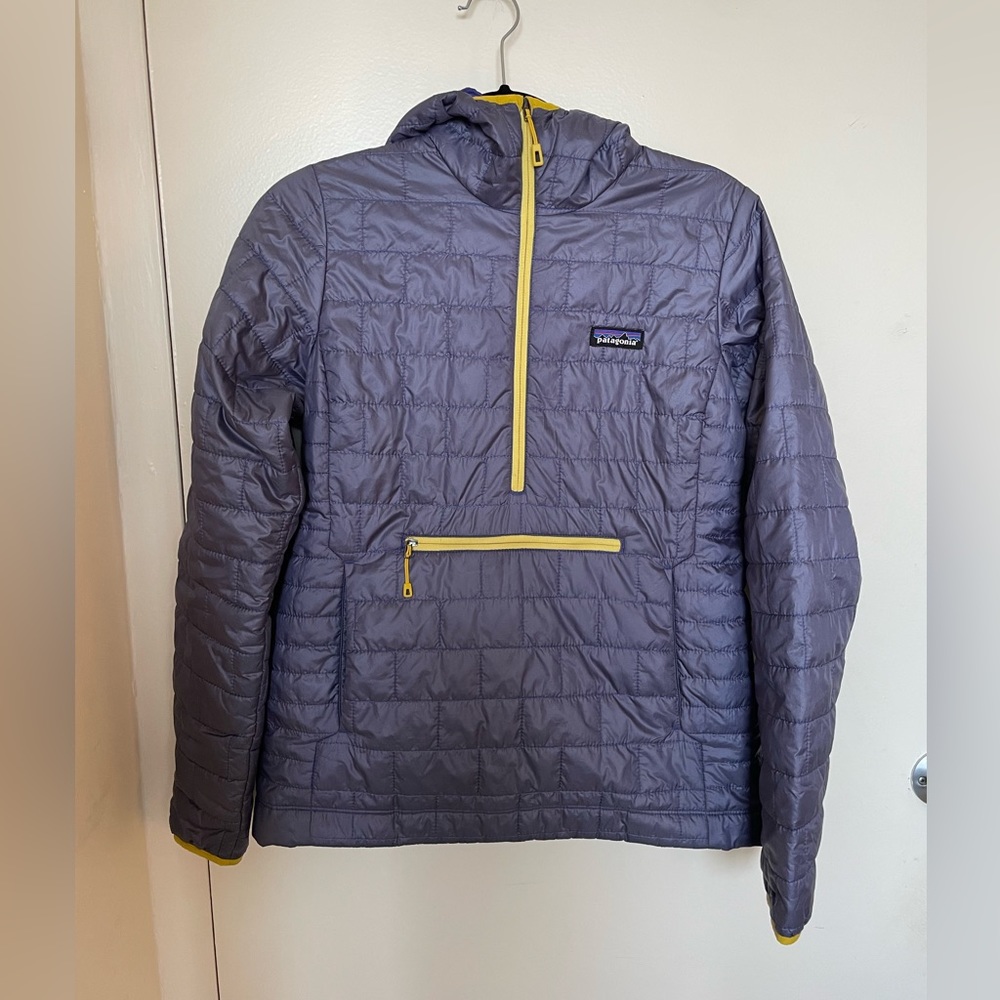 Patagonia Primaloft Nano Puff Pullover with Hood Size Small